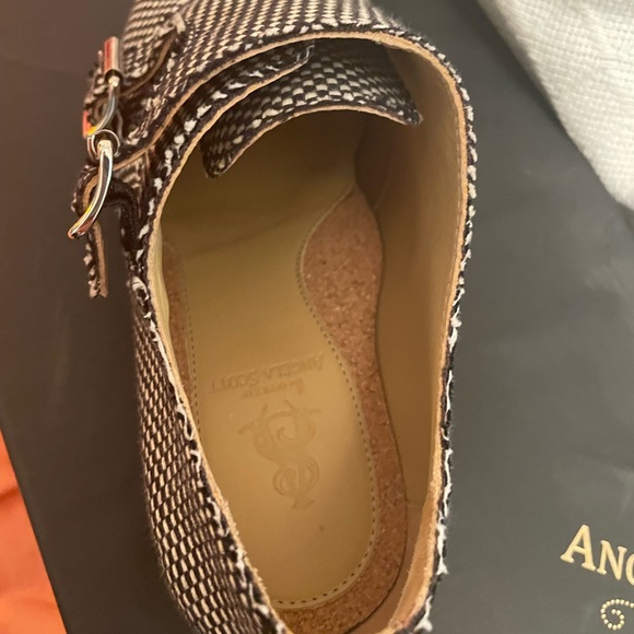 Office of Angela Scott Mr.Colin check size womens 39.5 EU /9 US - Picture 10 of 11